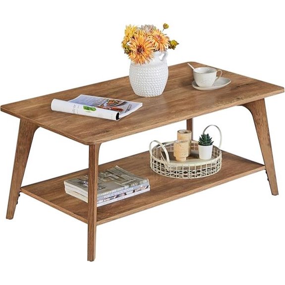 VASAGLE MAEZO Coffee Table with Storage