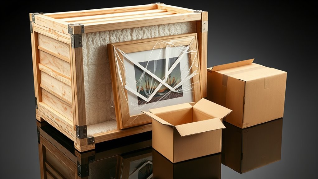 suitable reinforced art packaging