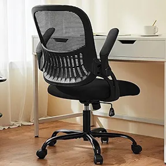 Sweetcrispy Mesh Office Desk Chair with Lumbar Support