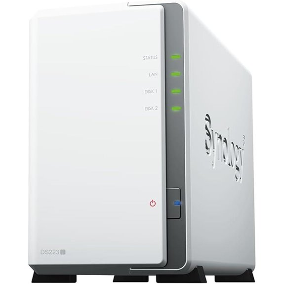 Synology DS223j 2-Bay NAS with 8TB Seagate IronWolf