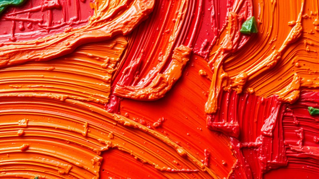 thick paint bold strokes