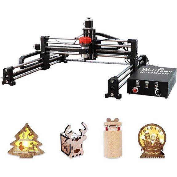 Upgraded 3-Axis CNC Router with Linear Rails