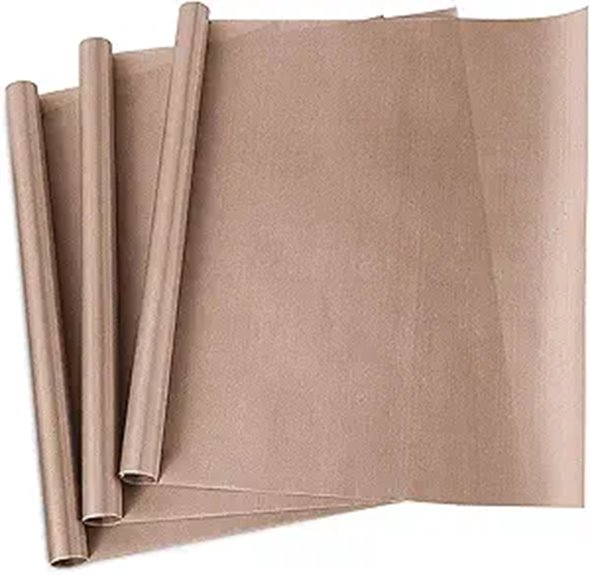 3 Pack PTFE Teflon Heat Press Sheets