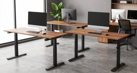 top adjustable standing desks