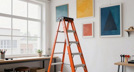 top art hanging ladders