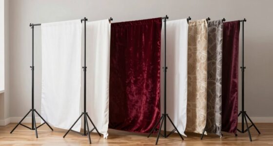 top art photo backdrop stands
