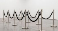 top gallery display stanchions