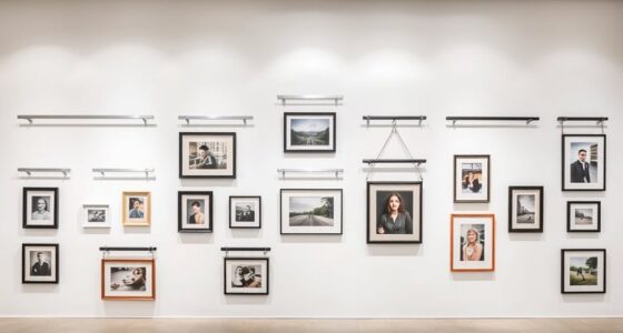 top gallery hanging rail systems