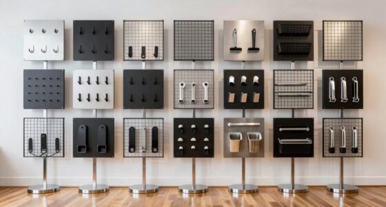 top grid wall panel options