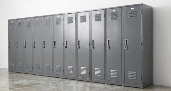 top heavy duty steel lockers