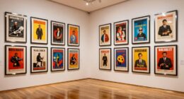 top oversized museum frames