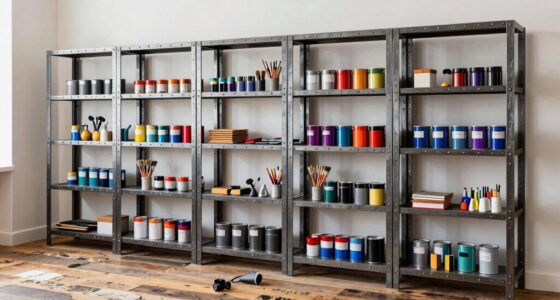 top rated art studio shelving