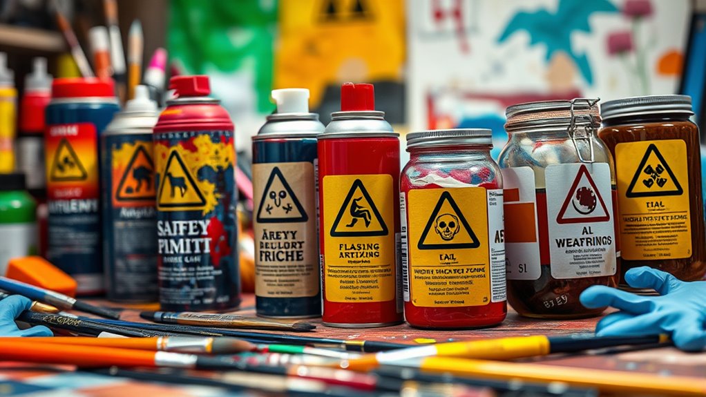toxic art supplies hazards