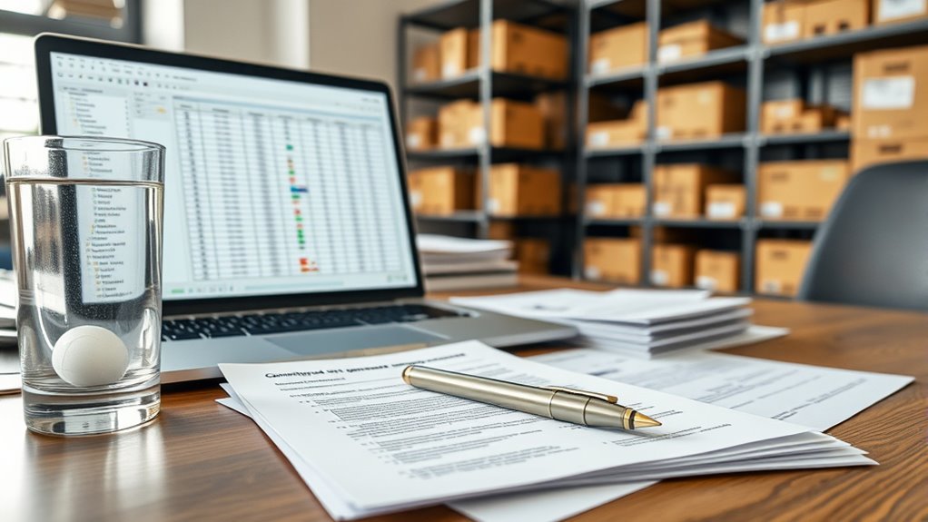 track inventory report regularly