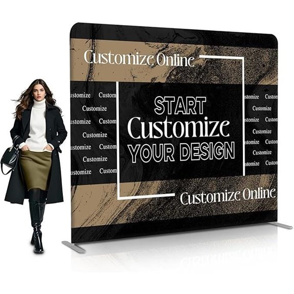 Trade Show Tension Fabric Display Banner Set