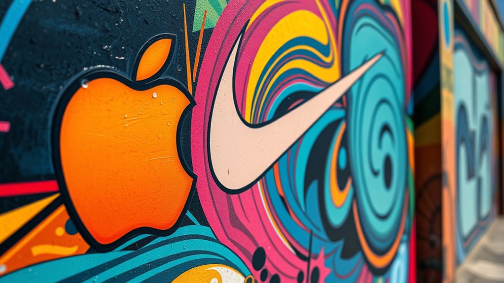 trademark logos and copyrighted artworks