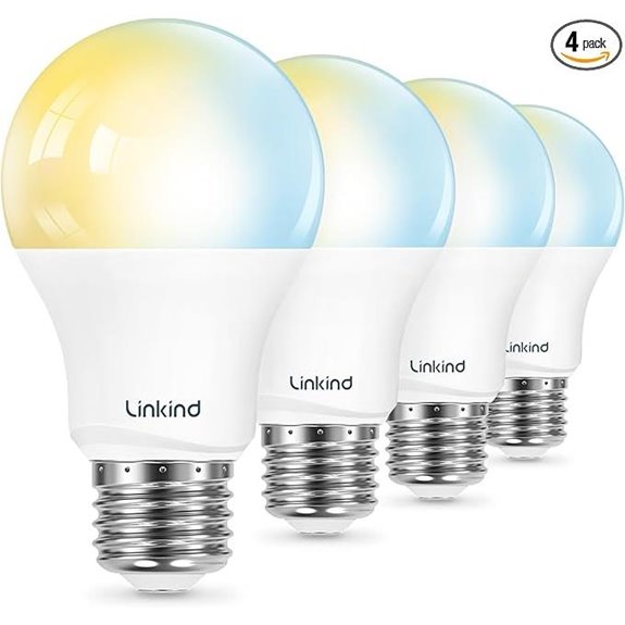 Linkind Tunable Smart Light Bulbs (4-Pack)