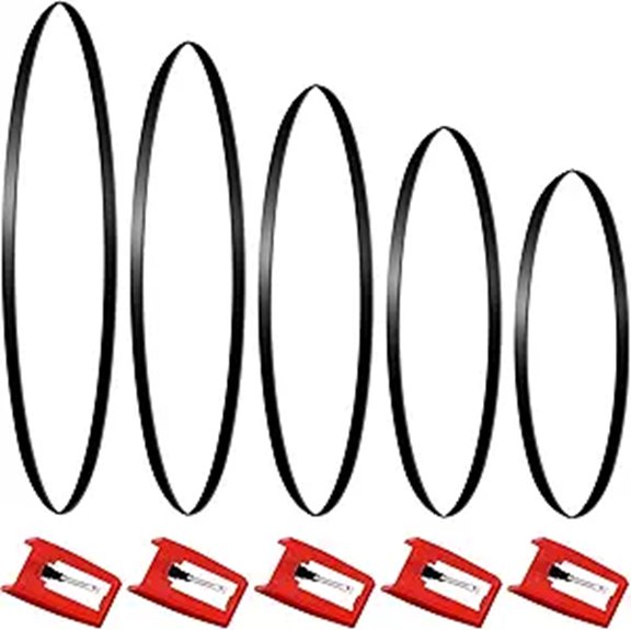 Turntable Belt & Needle Replacement Kit (5 Pieces)