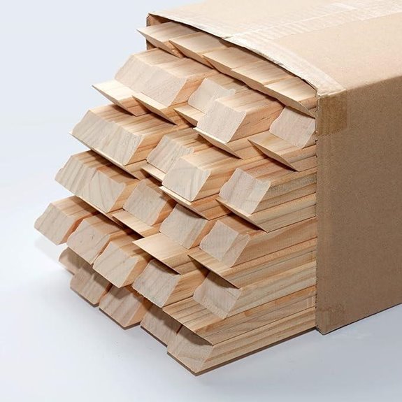 20 Solid Wood Stretcher Bars 50 Pack