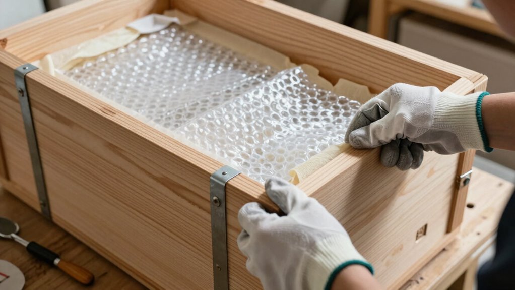 uncrating artwork safely step by step