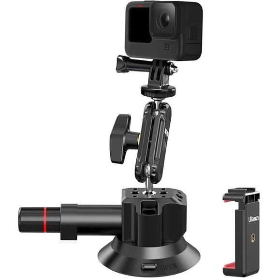 ULANZI Suction Cup Mount for Action Cameras & Phones