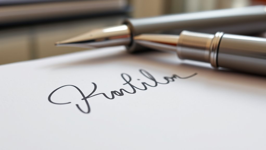 unnaturally perfect signature signs