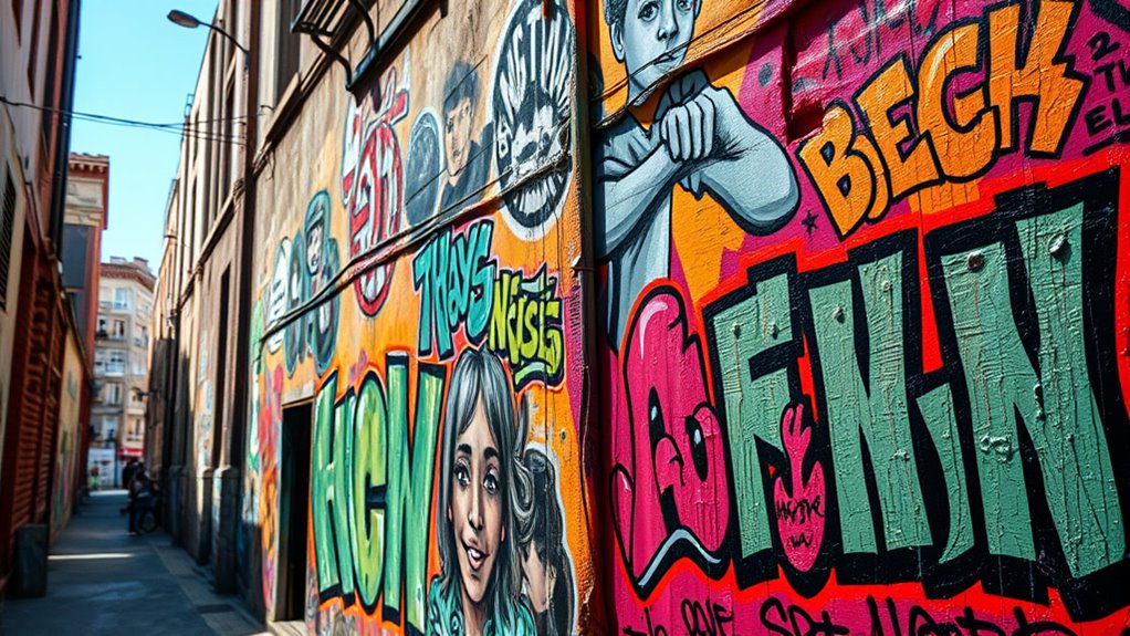 urban spaces become vibrant expressions