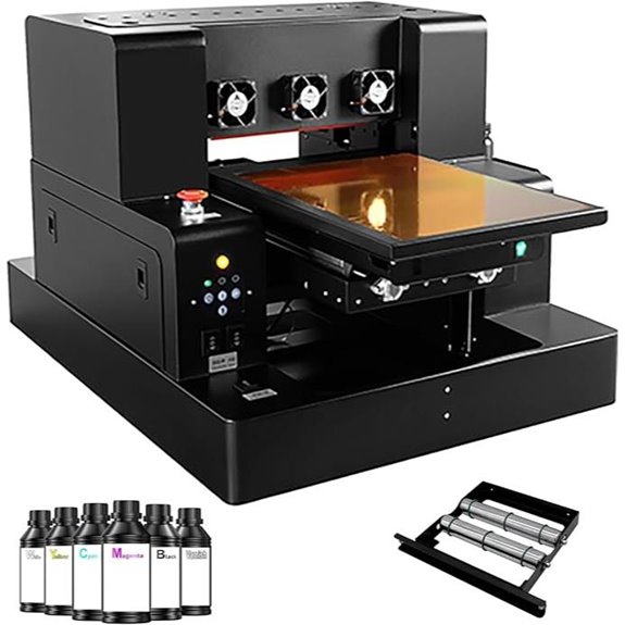 A3 XP600 UV DTG Printer with Vacuum Platform