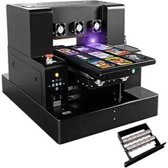 UV Flatbed Printer with Varnish Effect for Various Surfaces