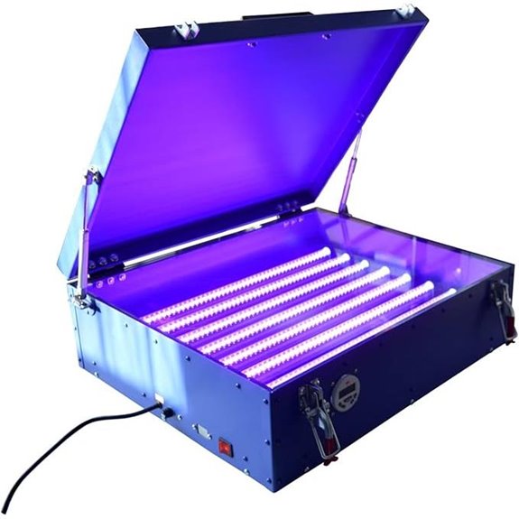 UV Exposure Light Box with 8 LED Tubes
