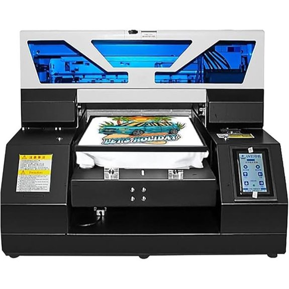 A4 UV DTG Printer for T-Shirts and More
