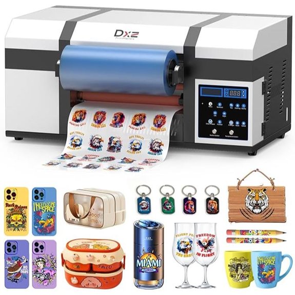 DXZ A3 UV DTF Printer with Laminator and Dual Print Heads