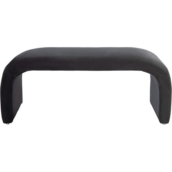 SAFAVIEH Tenko Velvet Accent Bench