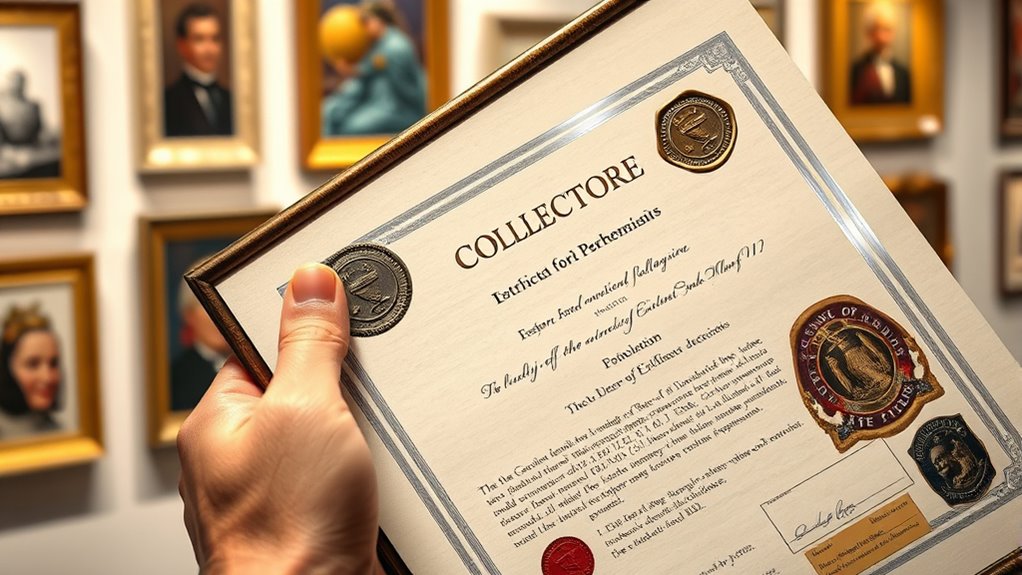 verify artwork certification details