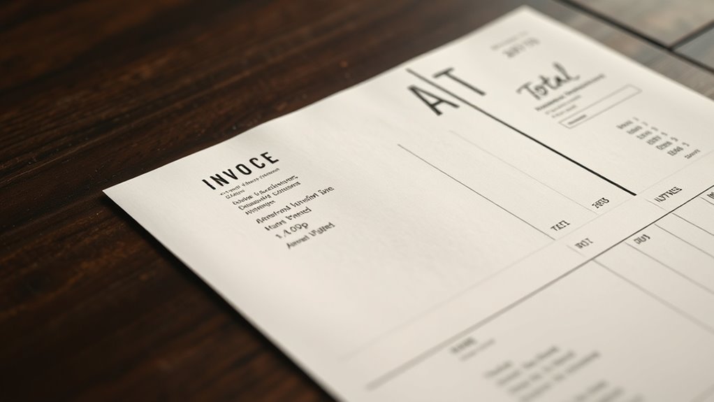 verify invoice and due date