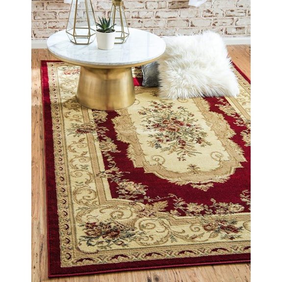 Versailles Collection Floral Area Rug (8x10')