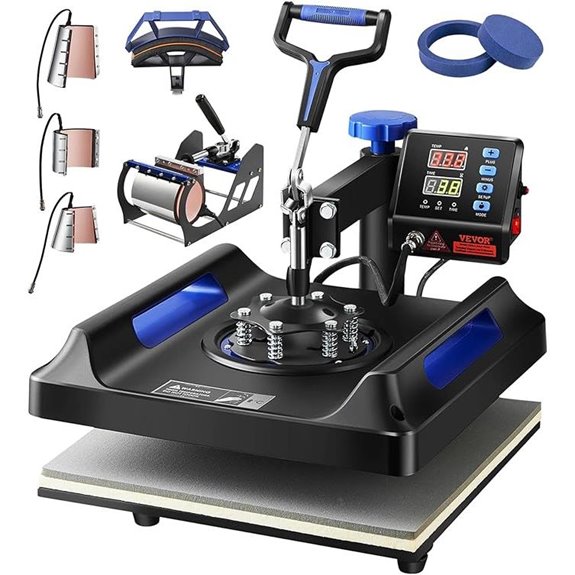 VEVOR 8-in-1 Digital Heat Press Machine