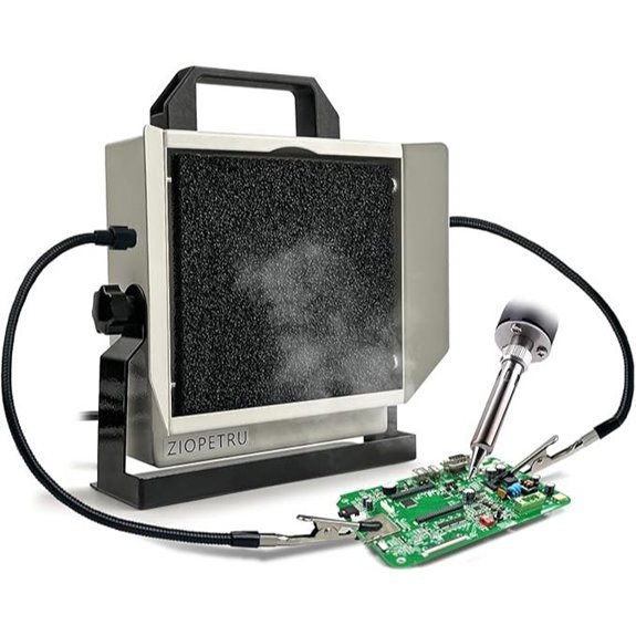 Multifunctional Solder Smoke Absorber with Clips