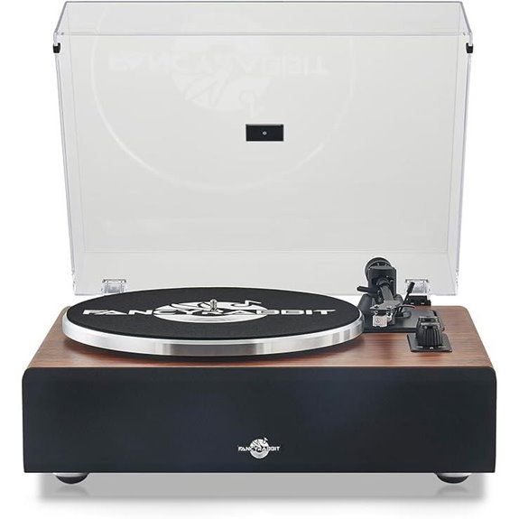 Vinyl Record Player with Speaker and Magnetic Cartridge
