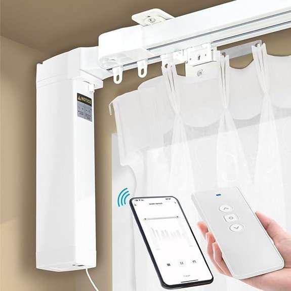 Smart Electric Curtains Track with Voice Control