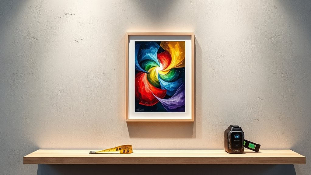 wall texture impacts art hanging