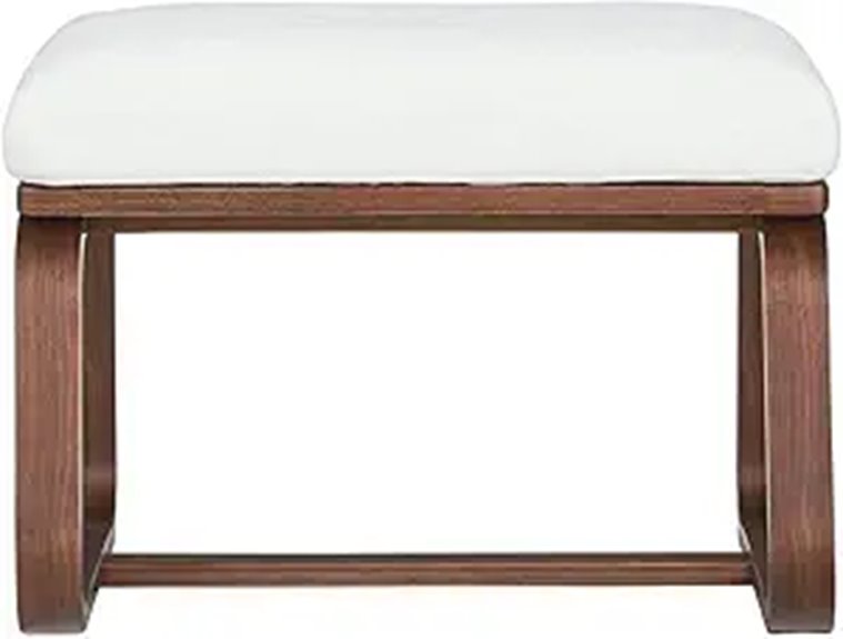Muji Walnut Bench 22x18 Inches