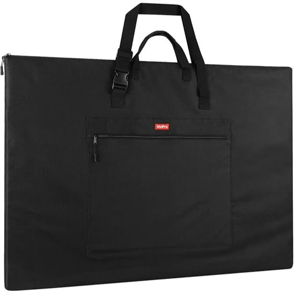 Nicpro Waterproof Art Portfolio Bag with Shoulder Strap