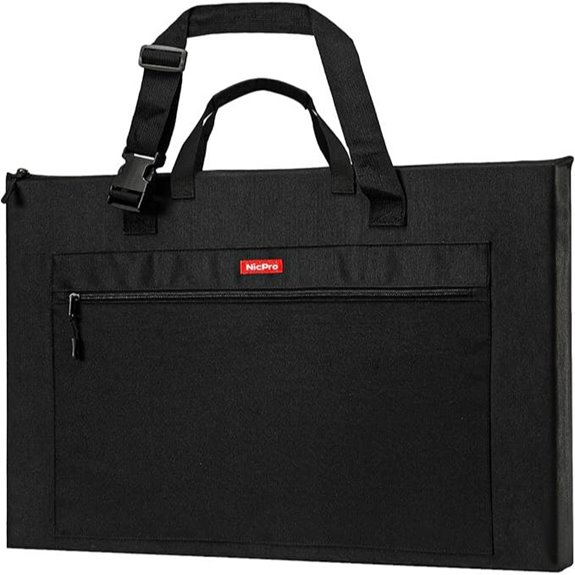 Nicpro Waterproof Art Portfolio Bag with Shoulder Strap