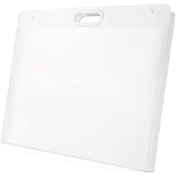 Plastic Art Portfolio with Handles and Waterproof Cover