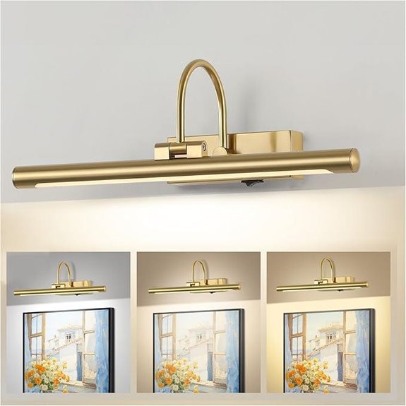 Wireless Battery-Powered Picture Lights with Remote