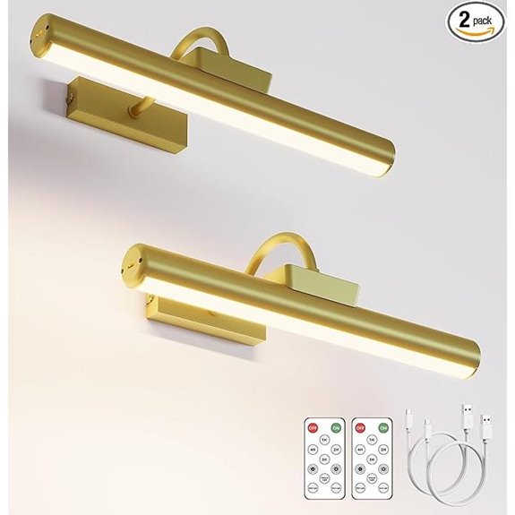 Wireless Battery-Powered Picture Light (2 Pack)