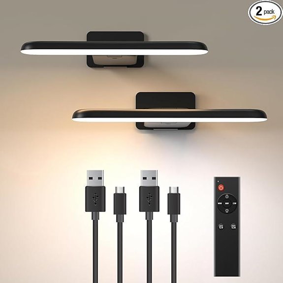 Rechargeable LED Wall Picture Lights (2 Pack)