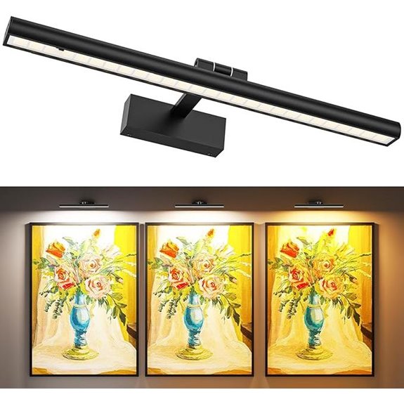 Wireless Wall Art Light with Remote Dimmable 16-inch