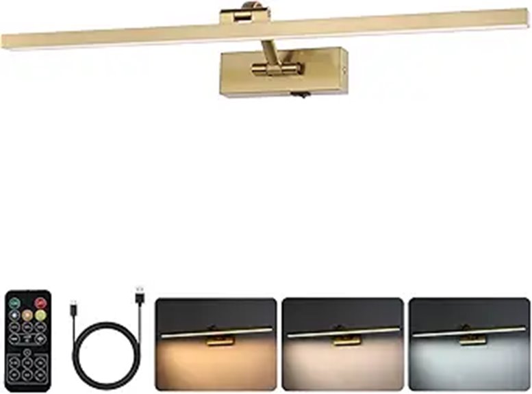 Wireless Wall Picture Lights with Remote and Timer